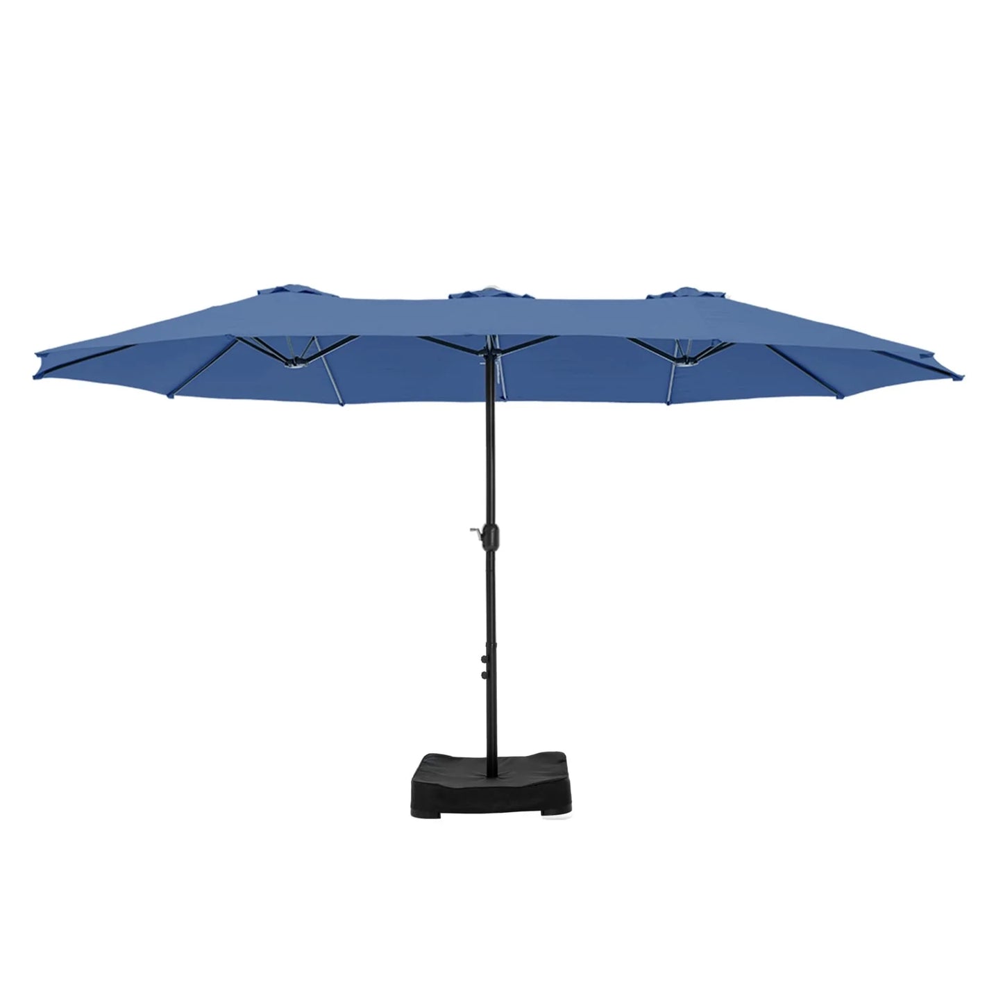 MAISON ARTS Grand Parasol Double Face de 4,5 m avec Base Incluse pour Patio