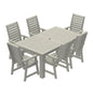 Ensemble de salle à manger d'extérieur 7 pièces HIGHWOOD PROFESSIONAL 42x72