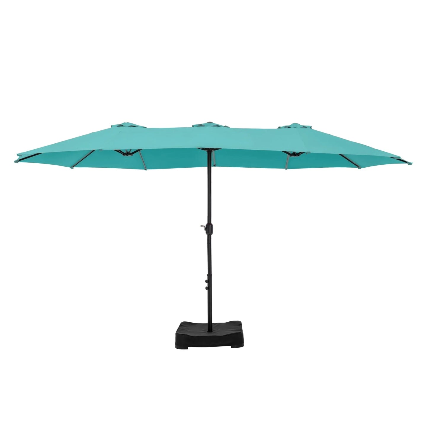 MAISON ARTS Grand Parasol Double Face de 4,5 m avec Base Incluse pour Patio