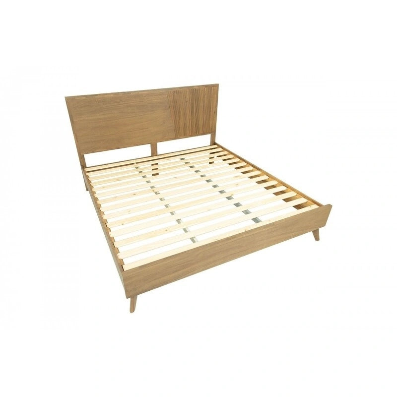 Cadre de lit Queen en bois naturel HomeRoots