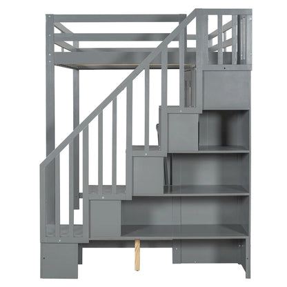 Lit escamotable double avec vérin hydraulique et bureau intégré