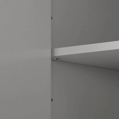 Armoire de rangement à 2 portes et 4 tiroirs pour salle de bain ou bureau