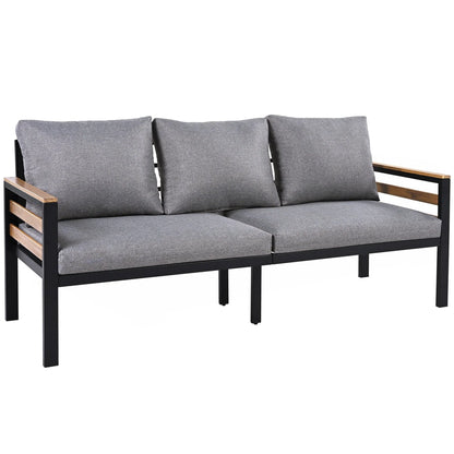 Ensemble de canapé de jardin 4 pièces