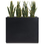 Jardinière Métallique Haute pour Plantes d'Extérieur, 38 po L x 10 po l x 30 po H, Longue et Haute Jardinière en Métal - 38x30x10