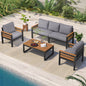 Ensemble de canapé de jardin 4 pièces