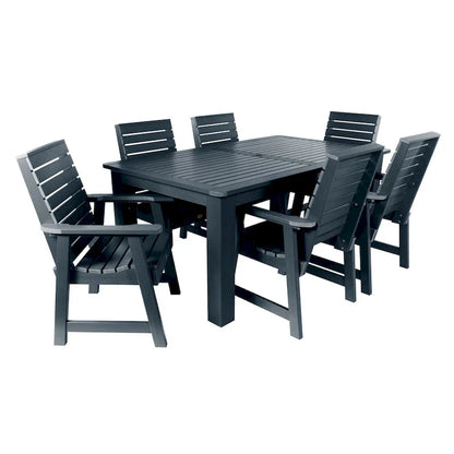 Ensemble de salle à manger d'extérieur 7 pièces HIGHWOOD PROFESSIONAL 42x72