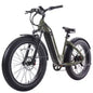 Vélo électrique hybride à pneus larges 26 pouces GOTRAX pour adulte à cadre ouvert - Vert