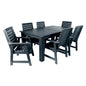 Ensemble de salle à manger d'extérieur 7 pièces HIGHWOOD PROFESSIONAL 42x72