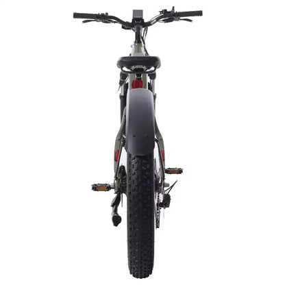 Vélo électrique hybride à pneus larges 26 pouces GOTRAX pour adulte à cadre ouvert - Vert