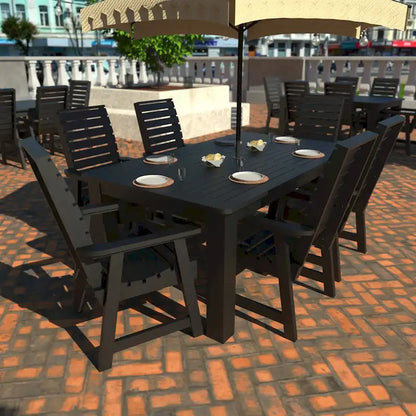 Ensemble de salle à manger d'extérieur 7 pièces HIGHWOOD PROFESSIONAL 42x72