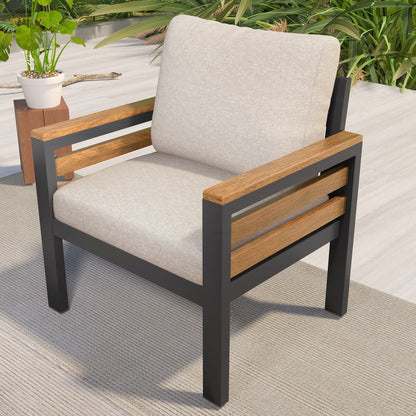 Ensemble de canapé de jardin 4 pièces