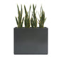 Jardinière Métallique Haute pour Plantes d'Extérieur, 38 po L x 10 po l x 30 po H, Longue et Haute Jardinière en Métal - 38x30x10
