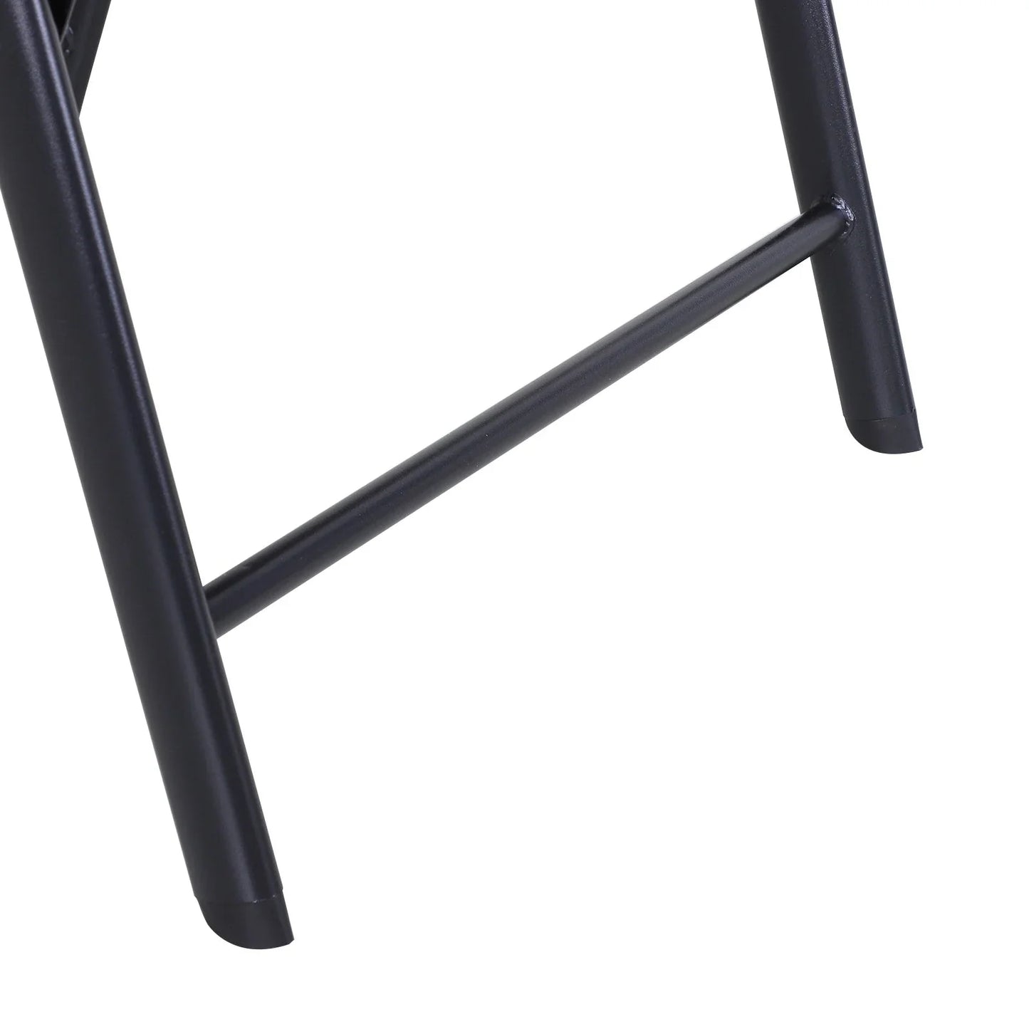 Lot de 4 chaises pliantes Outsunny au design simple et élégant, confortables pour la terrasse, le jardin et les voyages