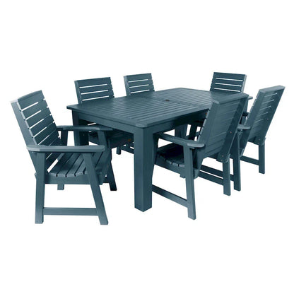 Ensemble de salle à manger d'extérieur 7 pièces HIGHWOOD PROFESSIONAL 42x72
