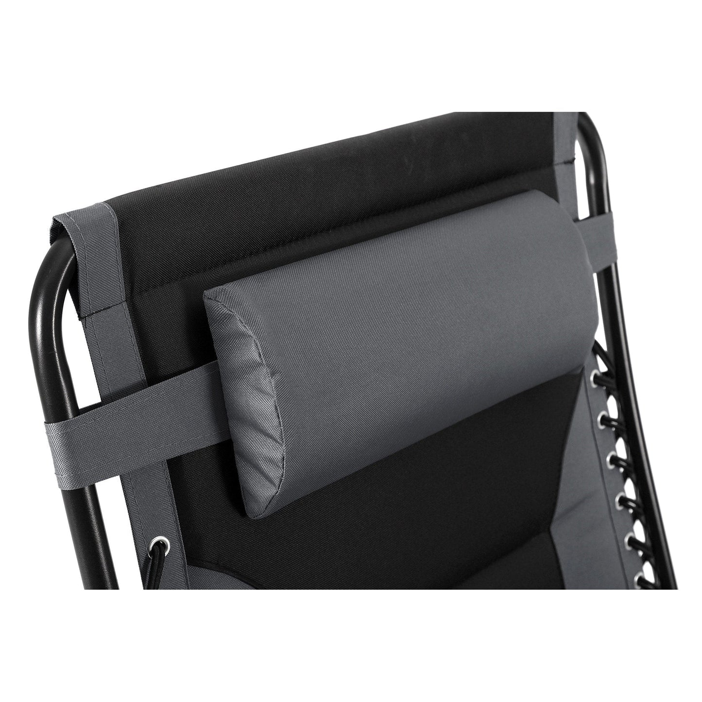 Fauteuil de relaxation zéro gravité XL surdimensionné rembourré avec accoudoirs plus larges et porte-gobelet réglable - N/A