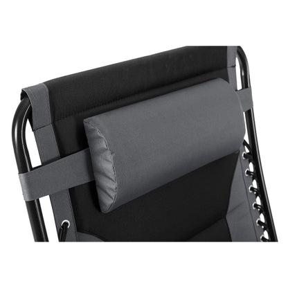Fauteuil de relaxation zéro gravité XL surdimensionné rembourré avec accoudoirs plus larges et porte-gobelet réglable - N/A