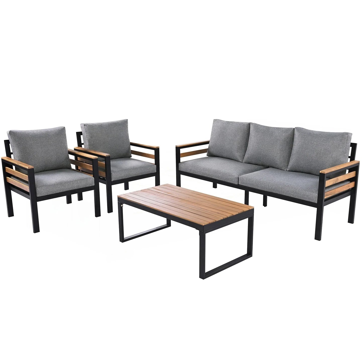 Ensemble de canapé de jardin 4 pièces