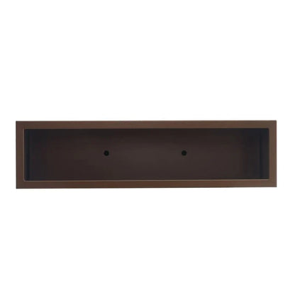 Jardinière Métallique Haute pour Plantes d'Extérieur, 38 po L x 10 po l x 30 po H, Longue et Haute Jardinière en Métal - 38x30x10