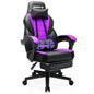 Chaise de jeu style course BOSSIN, fauteuil gamer grande taille 300 lb, chaise d'ordinateur à dossier haut