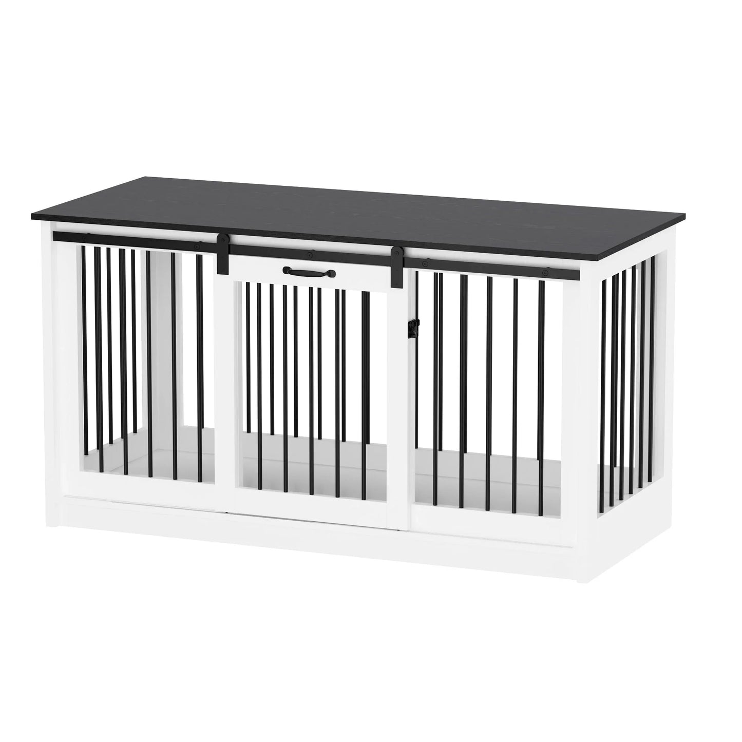 Résidence pour animaux de compagnie avec renfort en tube de fer Cage pour chien élégante et robuste