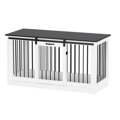 Résidence pour animaux de compagnie avec renfort en tube de fer Cage pour chien élégante et robuste