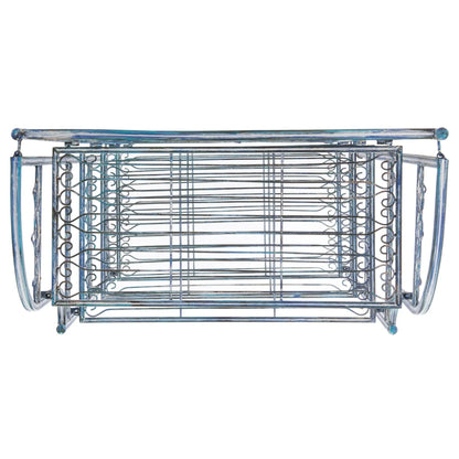 SAFAVIEH Bryn Étagère de boulanger d'extérieur victorienne en fer forgé à 4 niveaux - 63,5 cm l x 38,1 cm P x 160 cm H - 25L x 15P x 63H