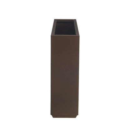 Jardinière Métallique Haute pour Plantes d'Extérieur, 38 po L x 10 po l x 30 po H, Longue et Haute Jardinière en Métal - 38x30x10
