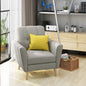 Fauteuil club capitonné en tissu Treston Mid-Century Modern de Christopher Knight Home
