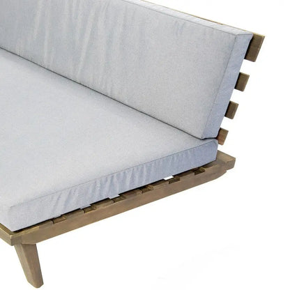 Christopher Knight Home Eulah Canapé en bois et tissu minimaliste, côté gauche