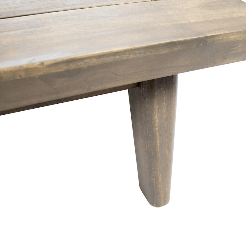 Christopher Knight Home Eulah Canapé en bois et tissu minimaliste, côté gauche