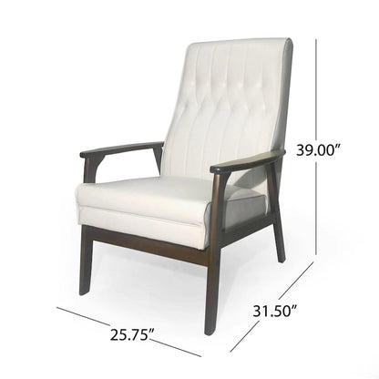 Fauteuil d'appoint moderne du milieu du siècle Hoye par Christopher Knight Home - 25,75 L x 31,50 P x 39,00 H