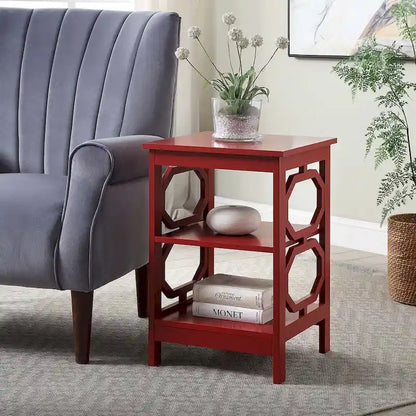 Table d'appoint à 3 niveaux avec découpes octogonales — Plusieurs couleurs, 1 personne