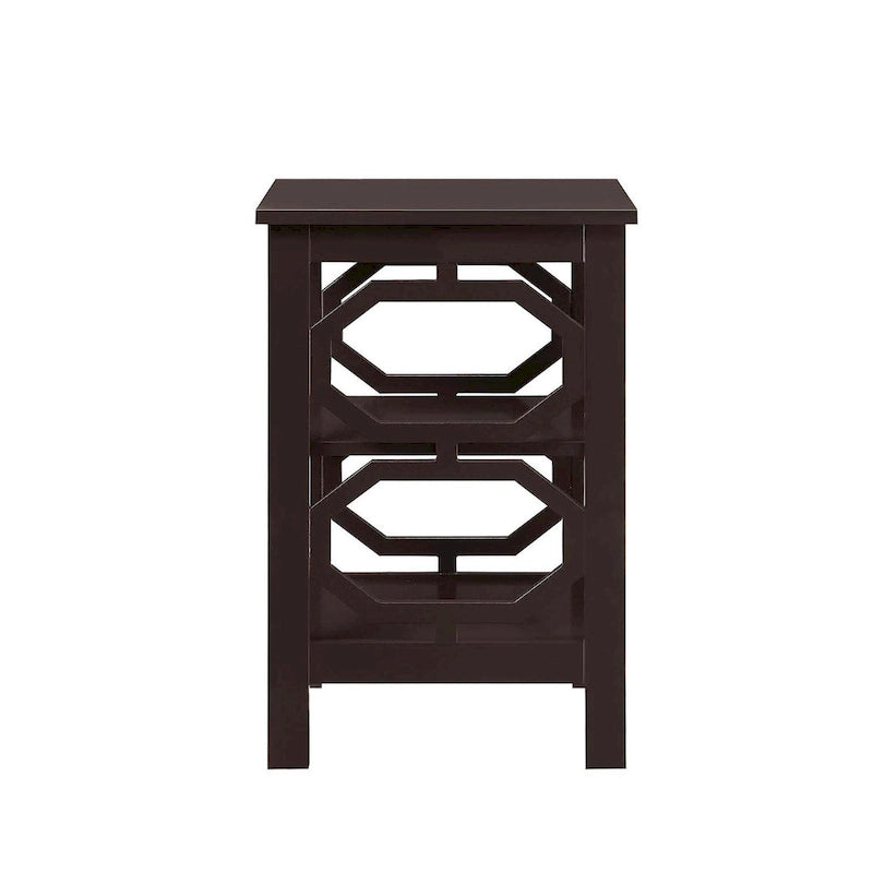 Table d'appoint à 3 niveaux avec découpes octogonales — Plusieurs couleurs, 1 personne