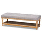 Banc de rangement moderne et rustique The Gray Barn Windy Ridge