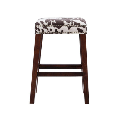 Tabouret de bar imprimé vache Ian Brown