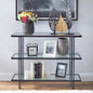 Table basse Lifestorey Folio en métal et verre