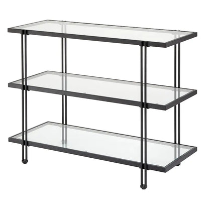 Table basse Lifestorey Folio en métal et verre