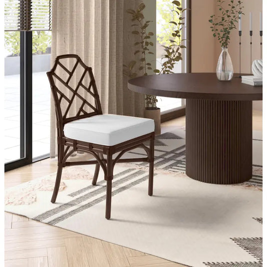 Kara Rattan Dining Side Chair, (Set of 2)