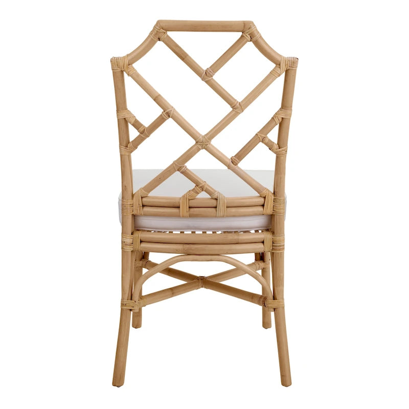 Chaise de salle à manger Kara en rotin, (Lot de 2)