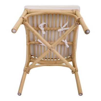 Chaise de salle à manger Kara en rotin, (Lot de 2)