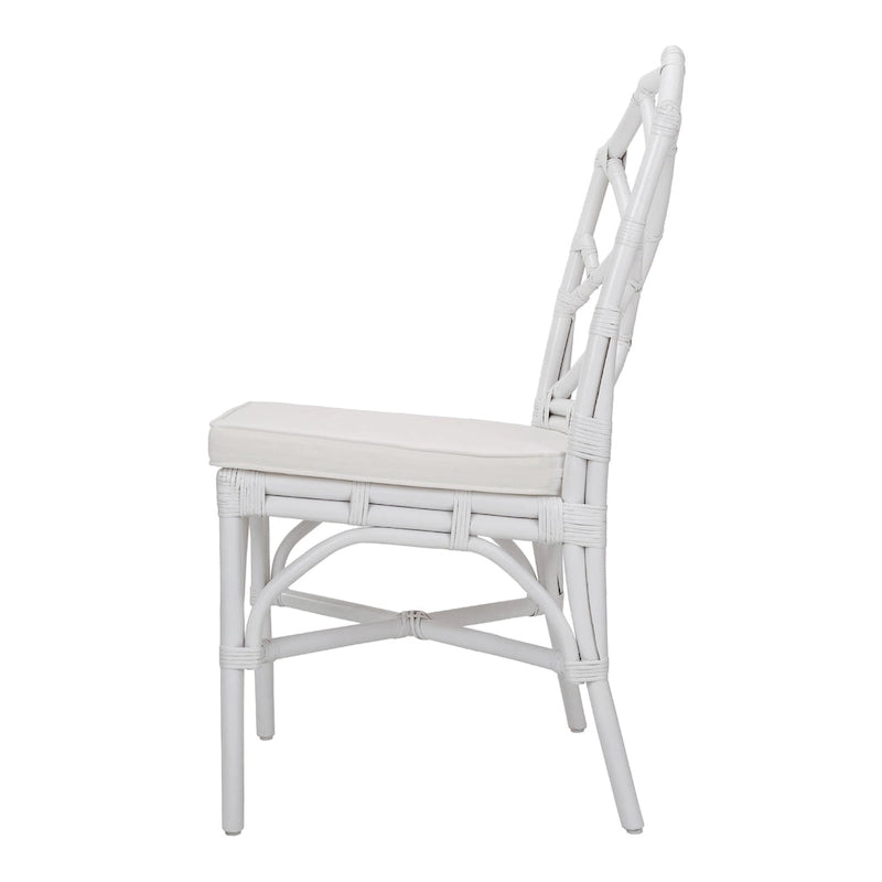 Chaise de salle à manger Kara en rotin, (Lot de 2)