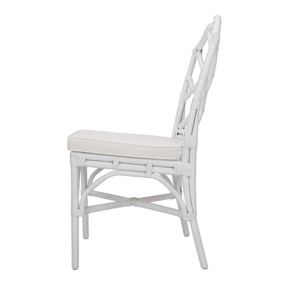 Chaise de salle à manger Kara en rotin, (Lot de 2)