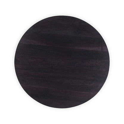 Table basse ronde moderne en bois d'acacia massif Aurelle Home