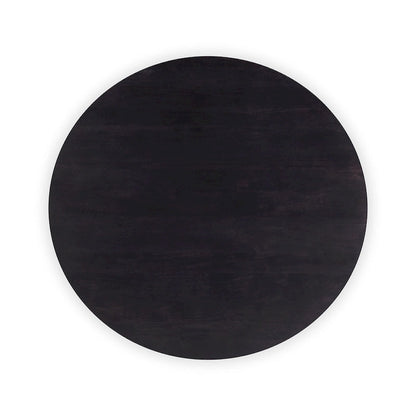 Table basse ronde moderne en bois d'acacia massif Aurelle Home