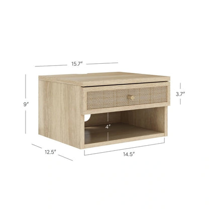 Table de chevet flottante moderne