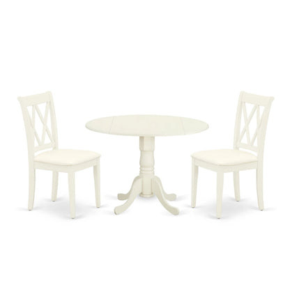 East West Furniture – Ensemble de salle à manger – Une table de salle à manger et des chaises de salle à manger – (Option finition et pièces)