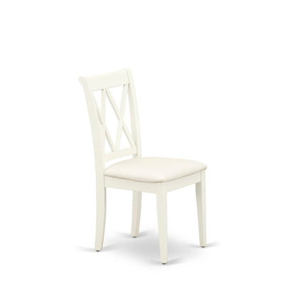East West Furniture – Ensemble de salle à manger – Une table de salle à manger et des chaises de salle à manger – (Option finition et pièces)