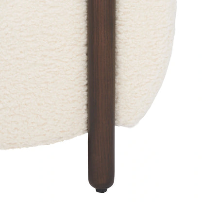 SAFAVIEH Couture Yauheniya, Fauteuil d'appoint dossier incurvé - 96,5 cm L x 86,4 cm P x 71,1 cm H - 96,5Lx86,4Px71,1H
