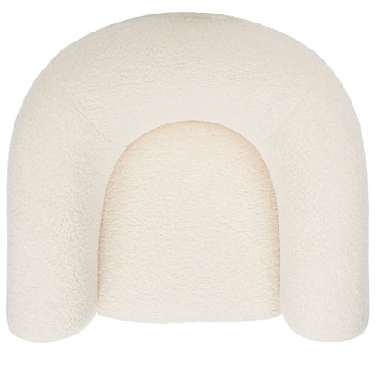 SAFAVIEH Couture Yauheniya, Fauteuil d'appoint dossier incurvé - 96,5 cm L x 86,4 cm P x 71,1 cm H - 96,5Lx86,4Px71,1H