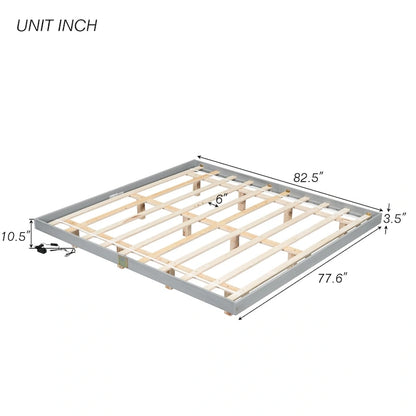 Lit flottant King Size avec lumières LED